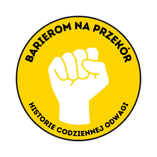 Barierom na przekór. Historie codziennej odwagi.-logo projektu