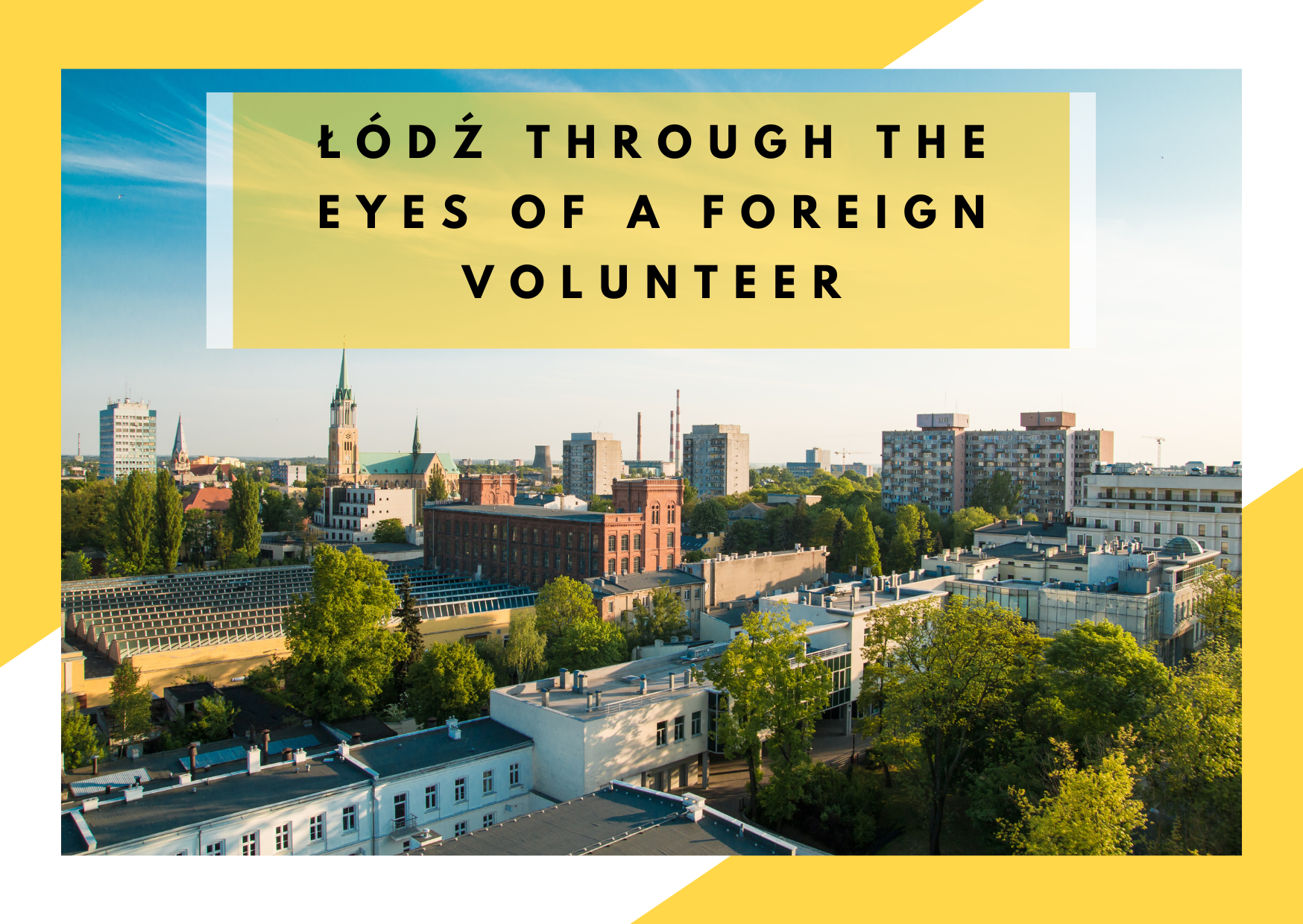 Łódź city, volunteer