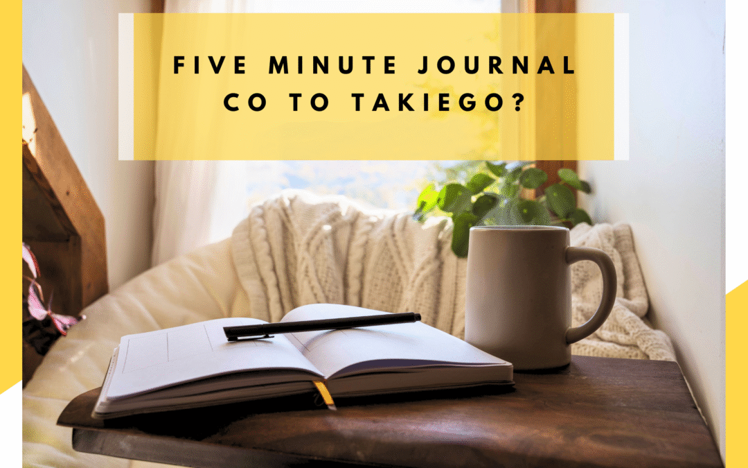 Five minute journal (5-minutowy dziennik) – co to takiego?