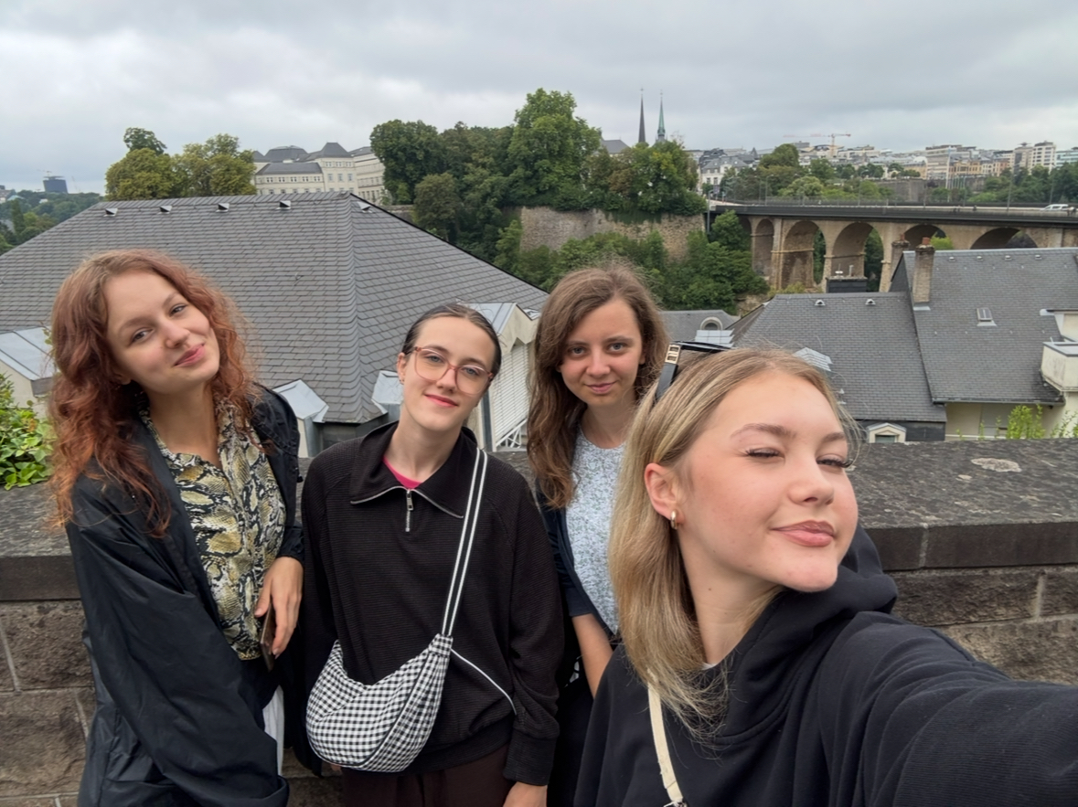 Alicja Szczygielska, Luksemburg Zdjęcie Alicji-uczestniczki projektu Europe Express