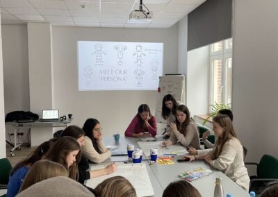 Warsztaty marketingu w ramach wizyty studyjnej Study Tours to Poland w Łodzi